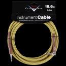 Fender Custom Shop Tweed Instrument Cable (18.6 Foot) Angle/Straight