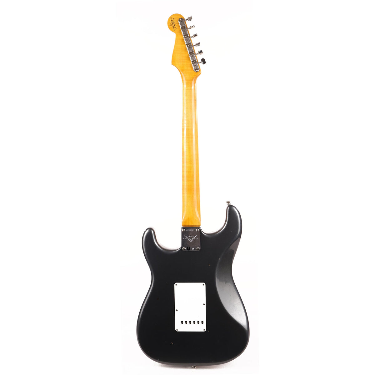 Fender Custom Shop 1965 Stratocaster Journeyman Relic Aged Charcoal Frost Metallic 2019 — 3