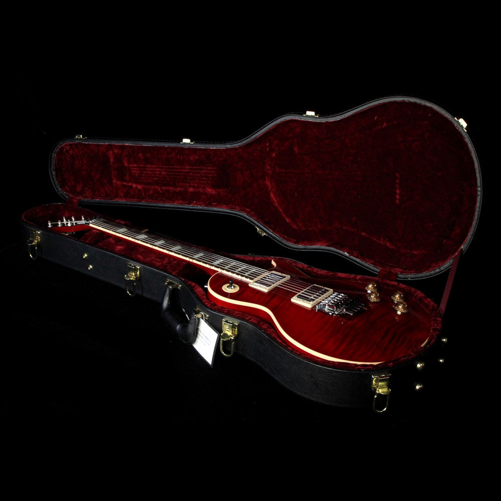 Gibson Custom Shop Alex Lifeson Les Paul Axcess Electric Guitar Royal Crimson — 7