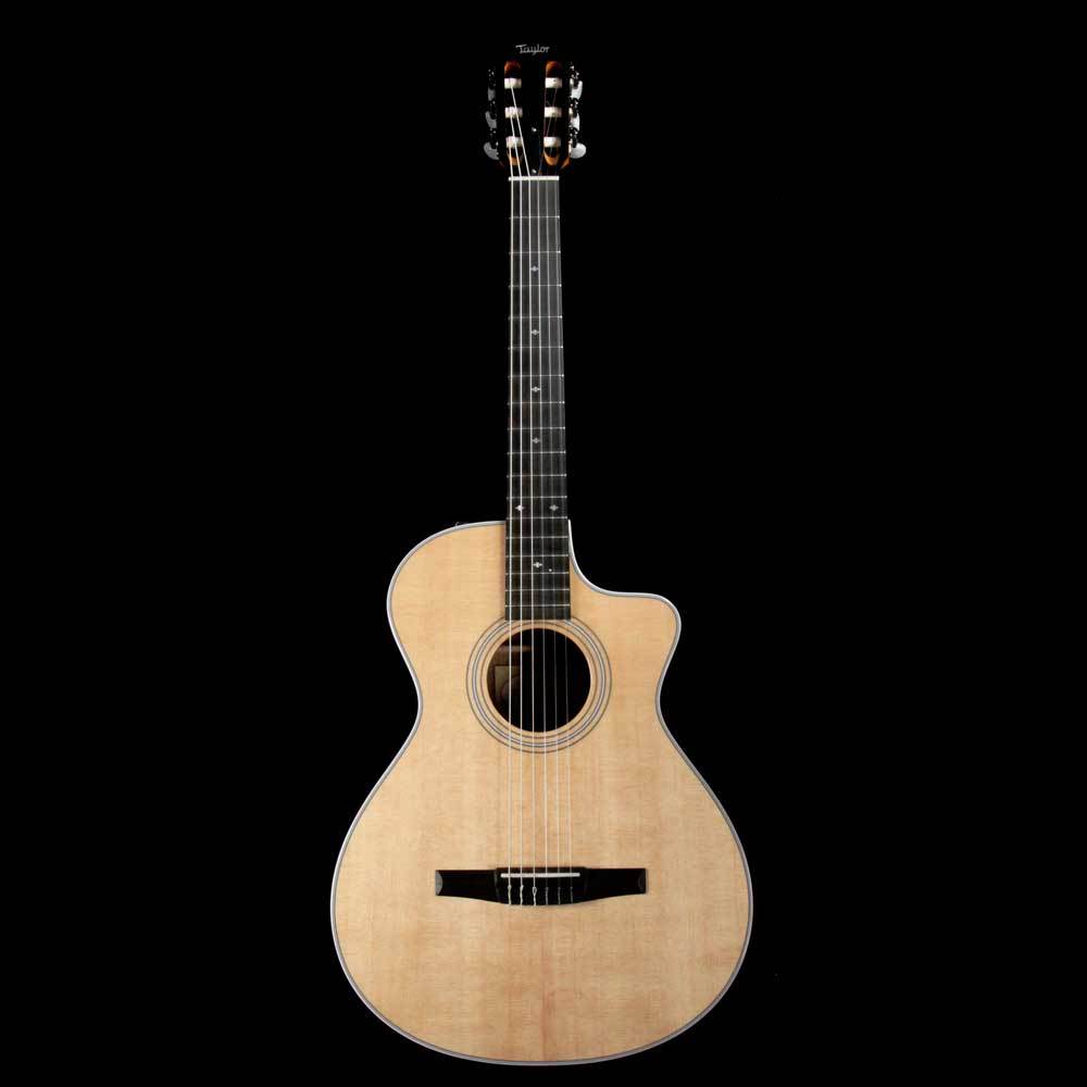 Taylor 412ce-N Grand Concert Acoustic-Electric Nylon String Natural — 2