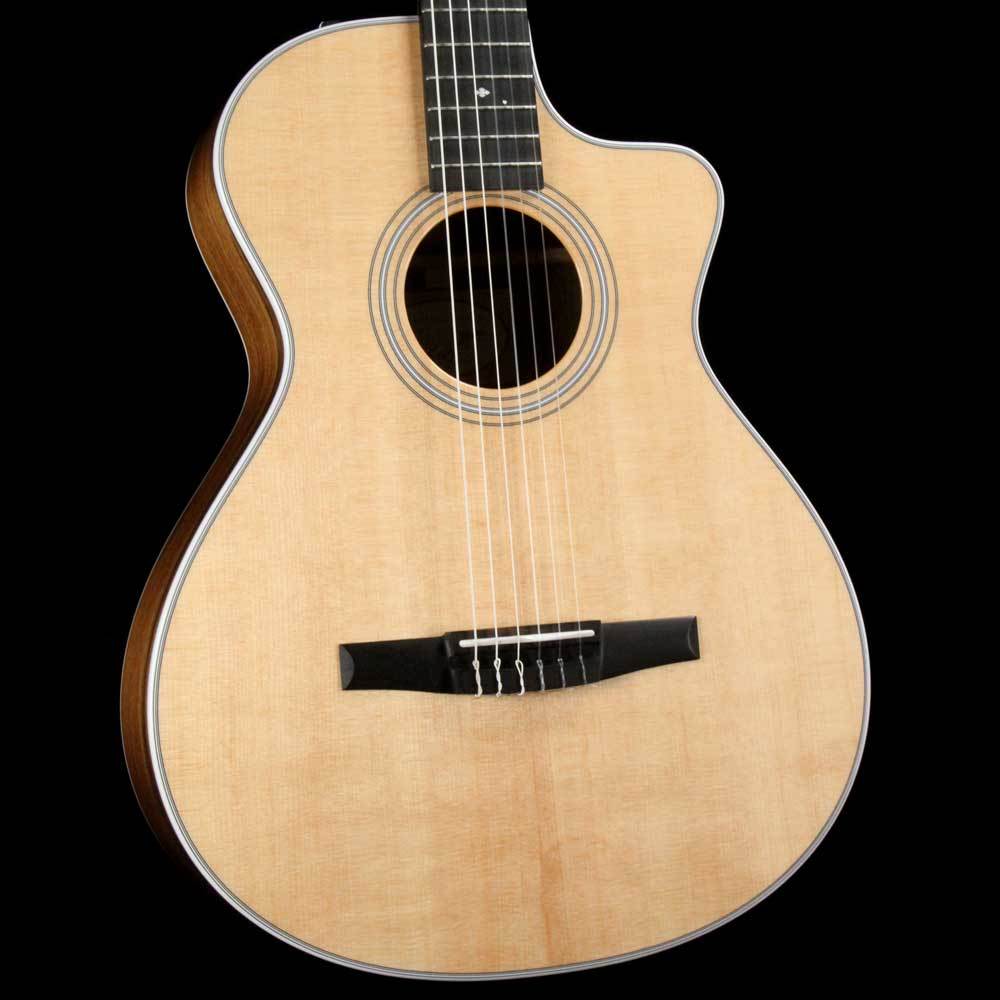 Taylor 412ce-N Grand Concert Acoustic-Electric Nylon String Natural — 1