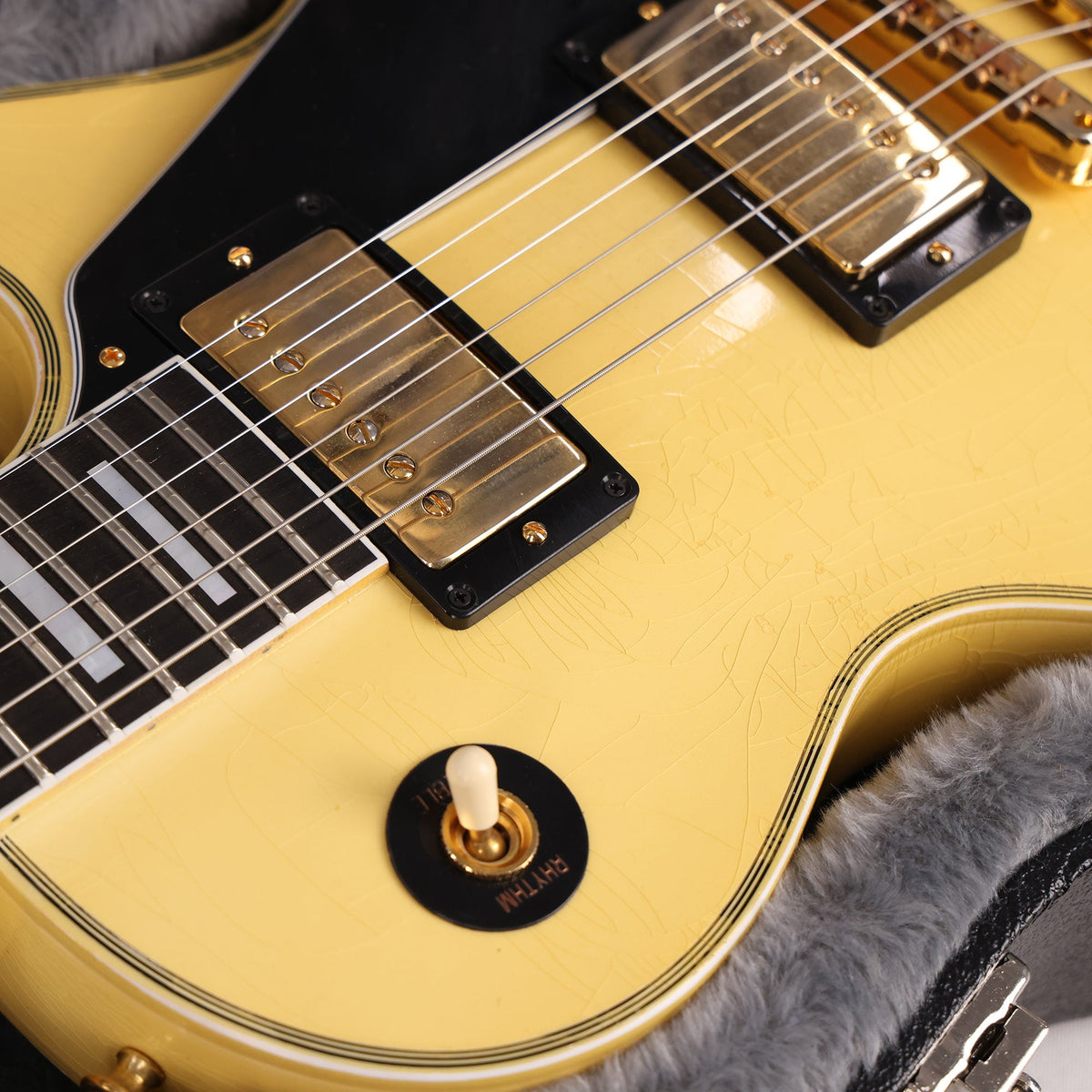 Gibson Custom Shop '74 Les Paul Custom Murphy Lab Aged Classic White Made 2 Measure 2021 — 11