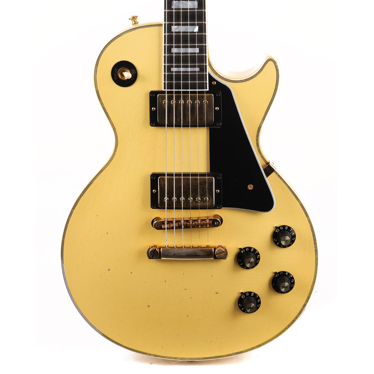 Gibson Custom Shop '74 Les Paul Custom Murphy Lab Aged Classic White Made 2 Measure 2021 — 1