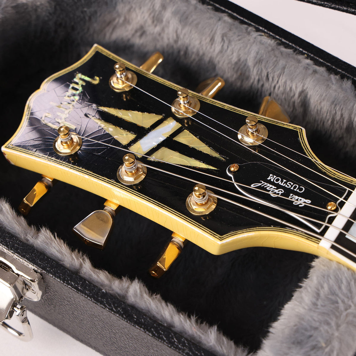 Gibson Custom Shop '74 Les Paul Custom Murphy Lab Aged Classic White Made 2 Measure 2021 — 8