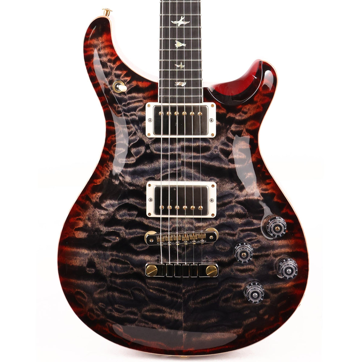 PRS McCarty 594 Quilt 10-Top Charcoal Cherry Burst 2021 — 1