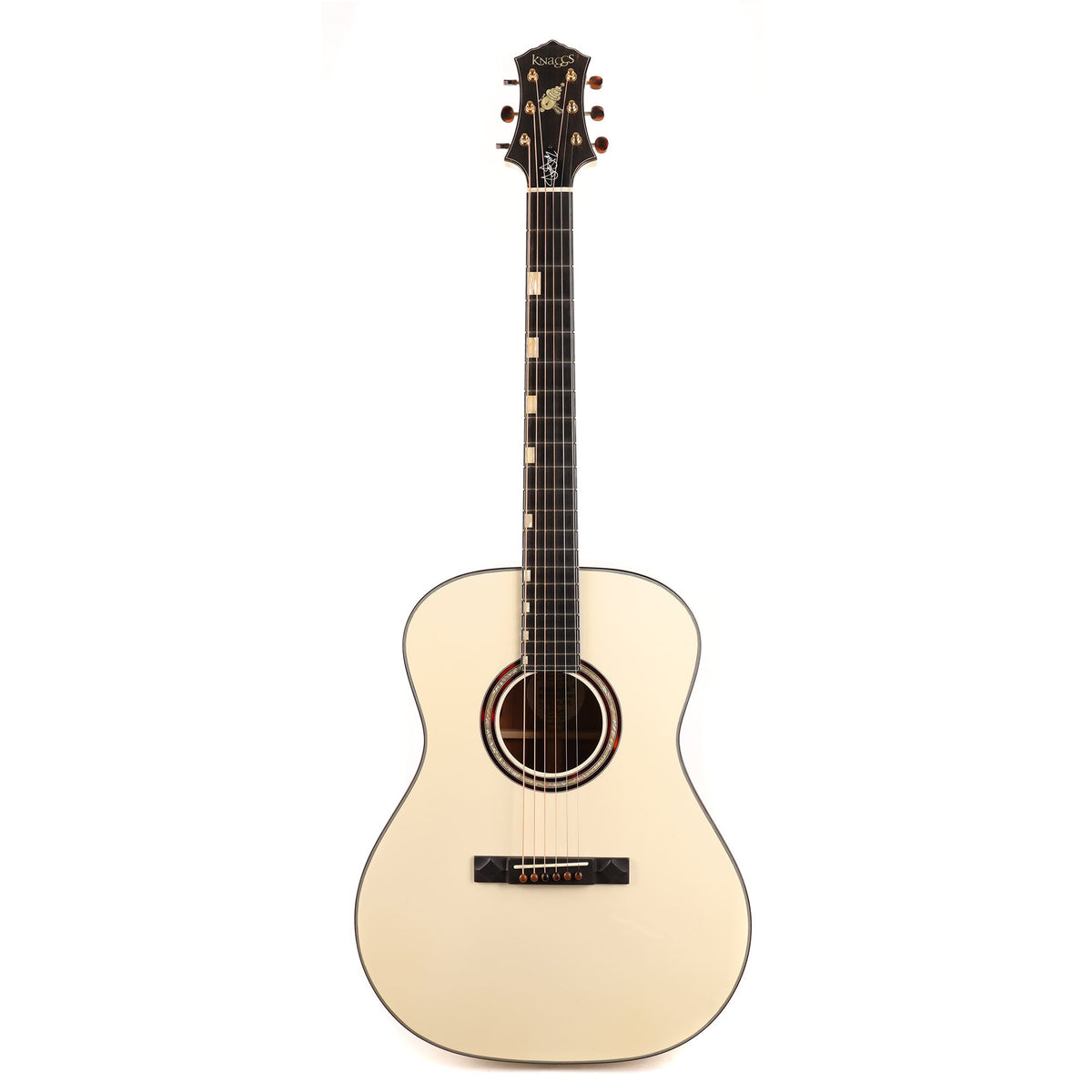 Knaggs Steve Stevens SS Potomac Acoustic-Electric White Used — 2
