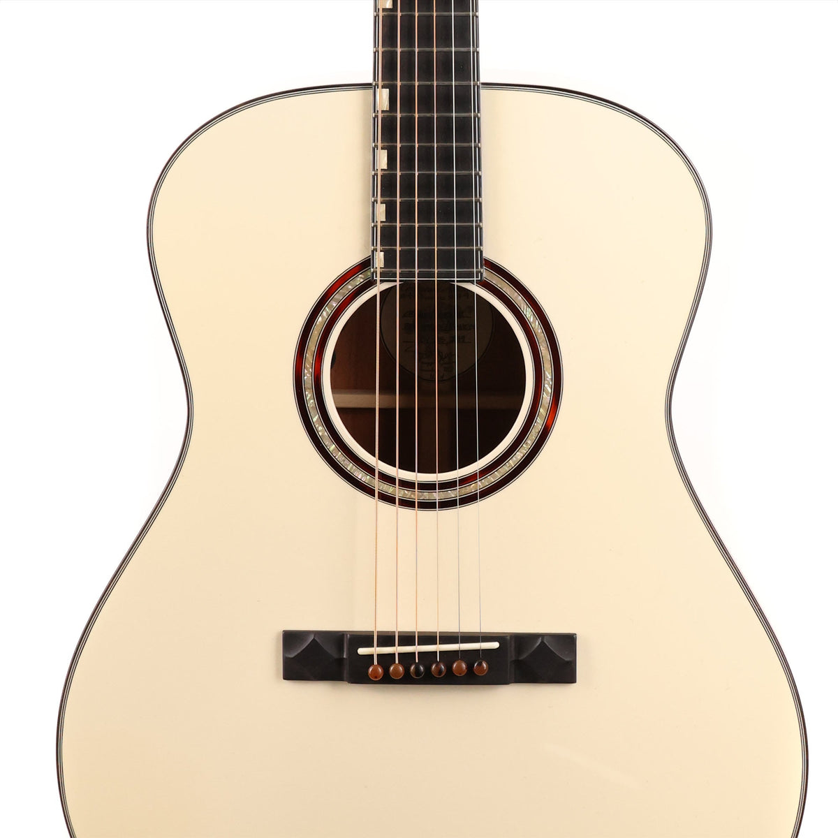 Knaggs Steve Stevens SS Potomac Acoustic-Electric White Used — 6