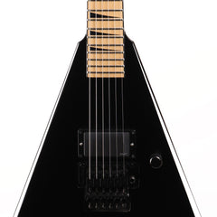 Jackson MIJ RR24M Black with White Bevels Used | The Music Zoo