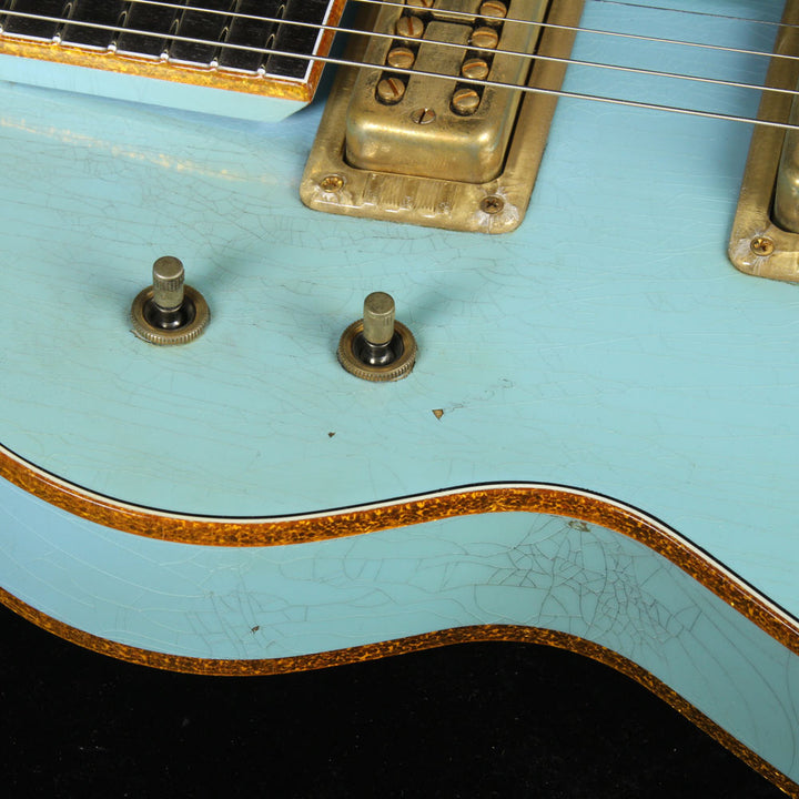 Gretsch Custom Shop Masterbuilt Stephen Stern '59 Penguin Heavy Relic Electric Guitar Daphne Blue