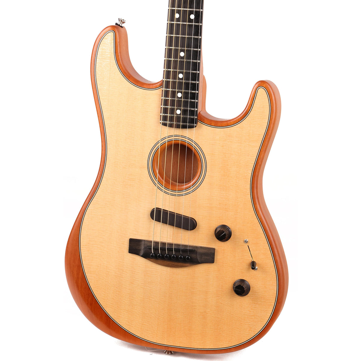 Fender Acoustasonic Stratocaster Natural 2020 — 7