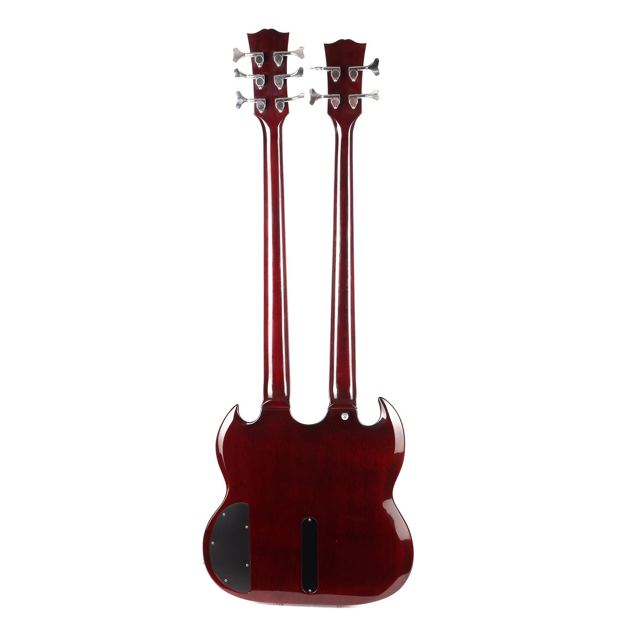 Navigator Double Neck Bass VI and Fretless 4-String Bass — 3