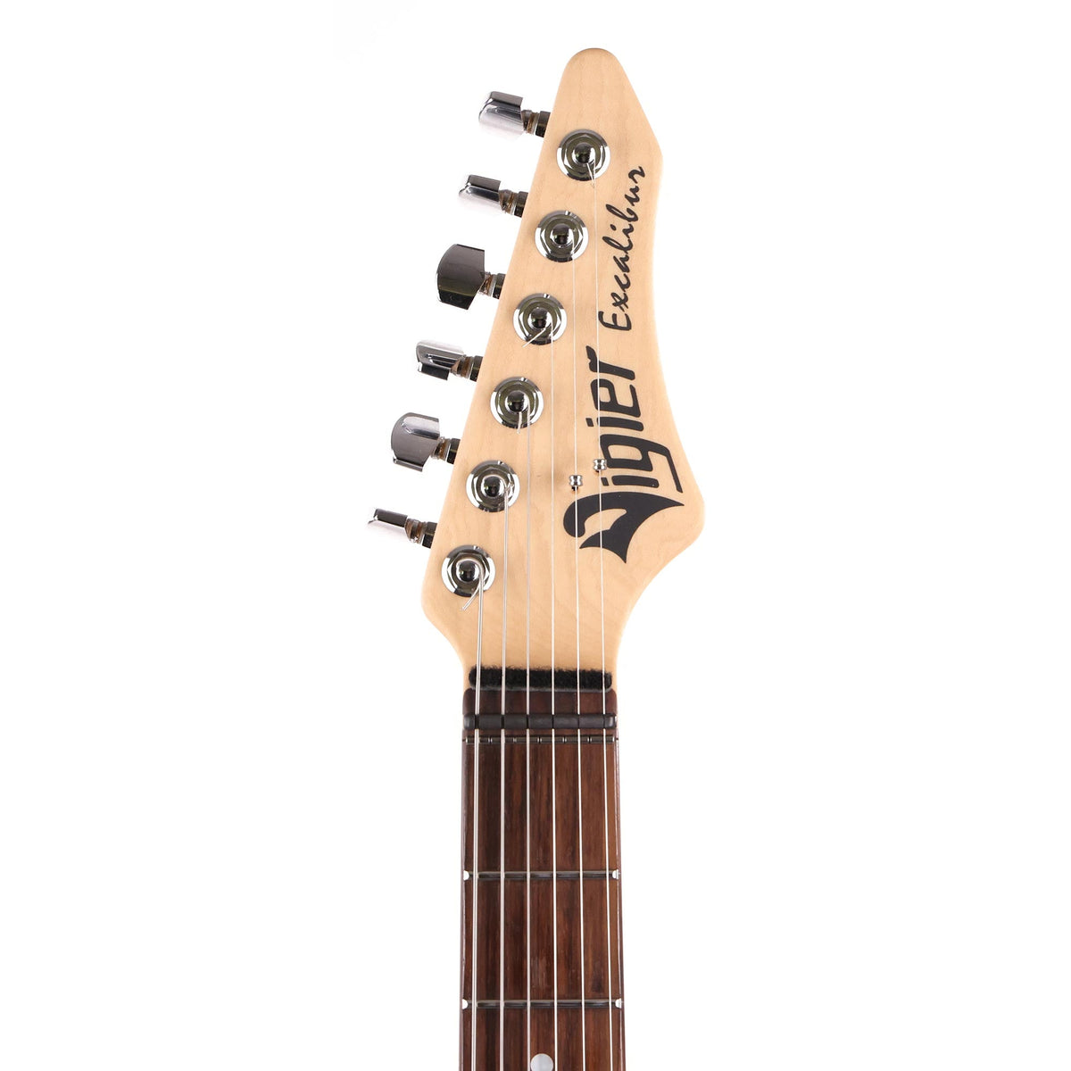 Vigier Art Rock Excalibur Guitar Black and Red Swirl Used — 4