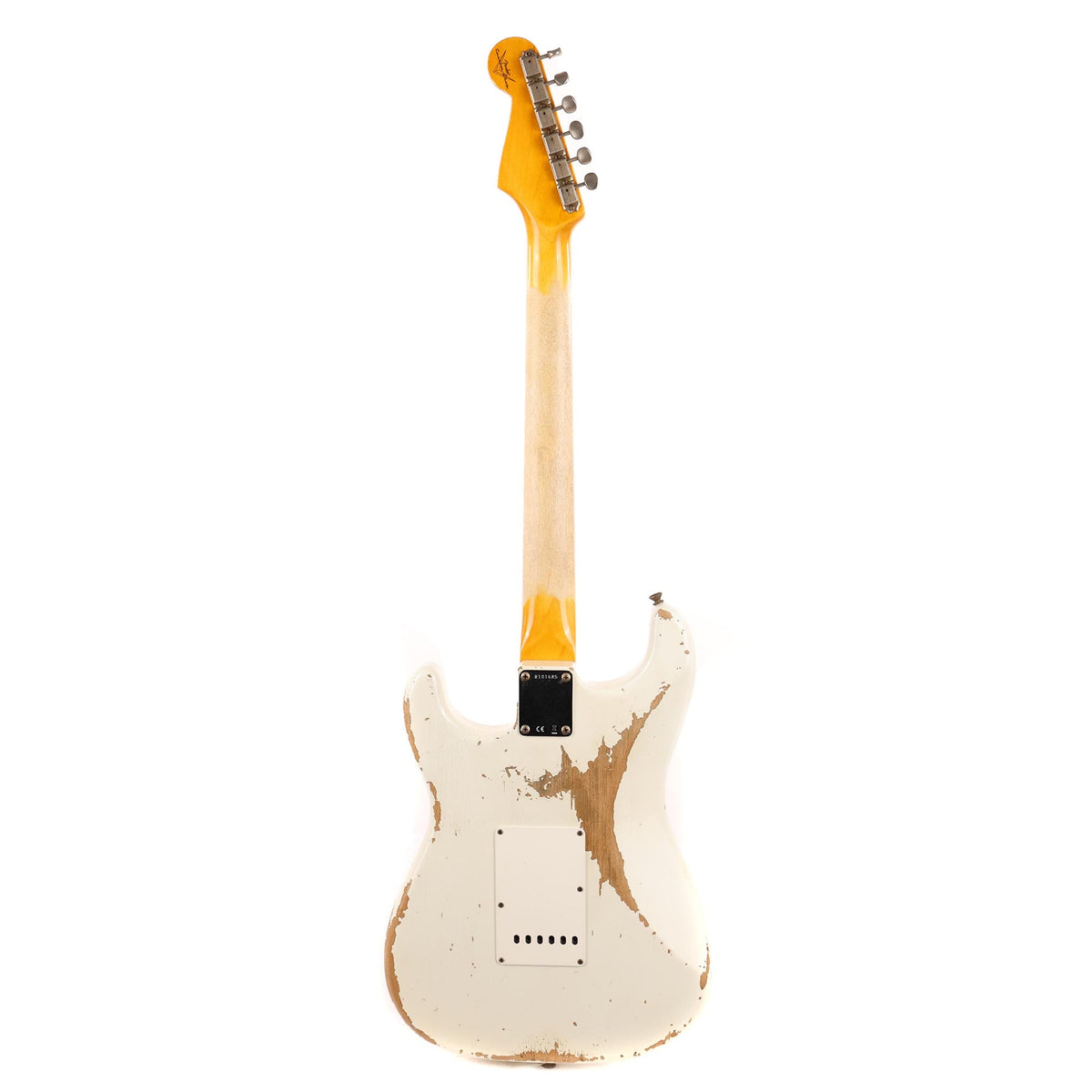 Fender Custom Shop 1961 Stratocaster Heavy Relic Olympic White 2020 — 3
