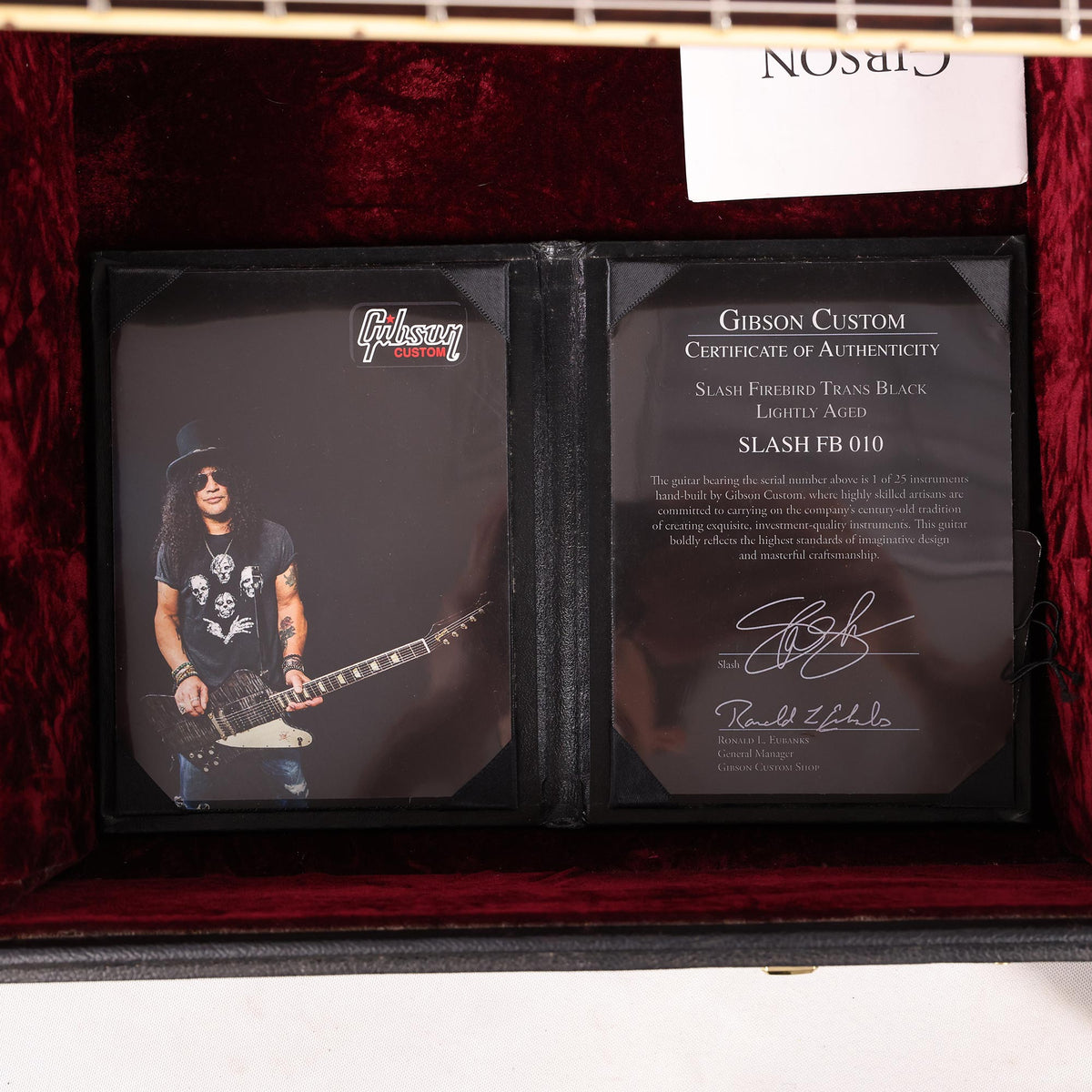 Gibson Custom Shop Slash Firebird Aged Transparent Black 2017 — 11