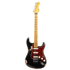 Fender Custom Shop ZF Stratocaster Guitar Heavy Relic Black 2021 