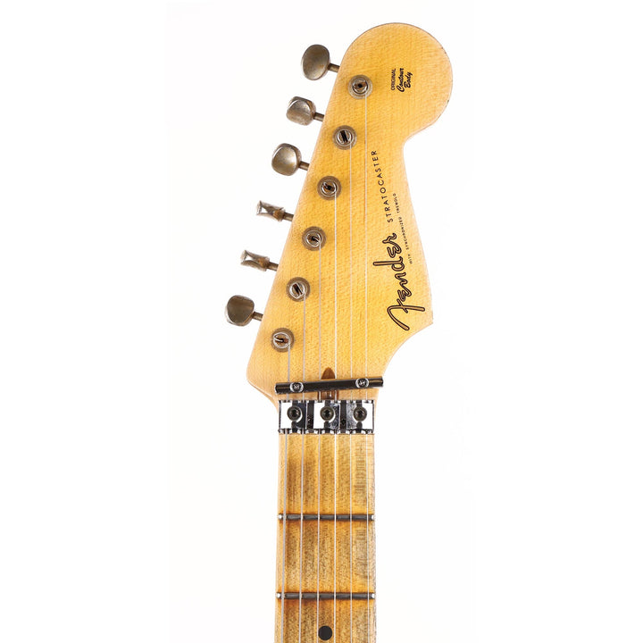 Fender Custom Shop ZF Stratocaster Guitar Heavy Relic Black 2021