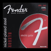 Fender 250L Nickel Plated Steel Electric Strings (9-42)