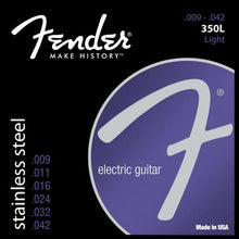 Fender 350L Stainless Steel Electric Strings (9-42)