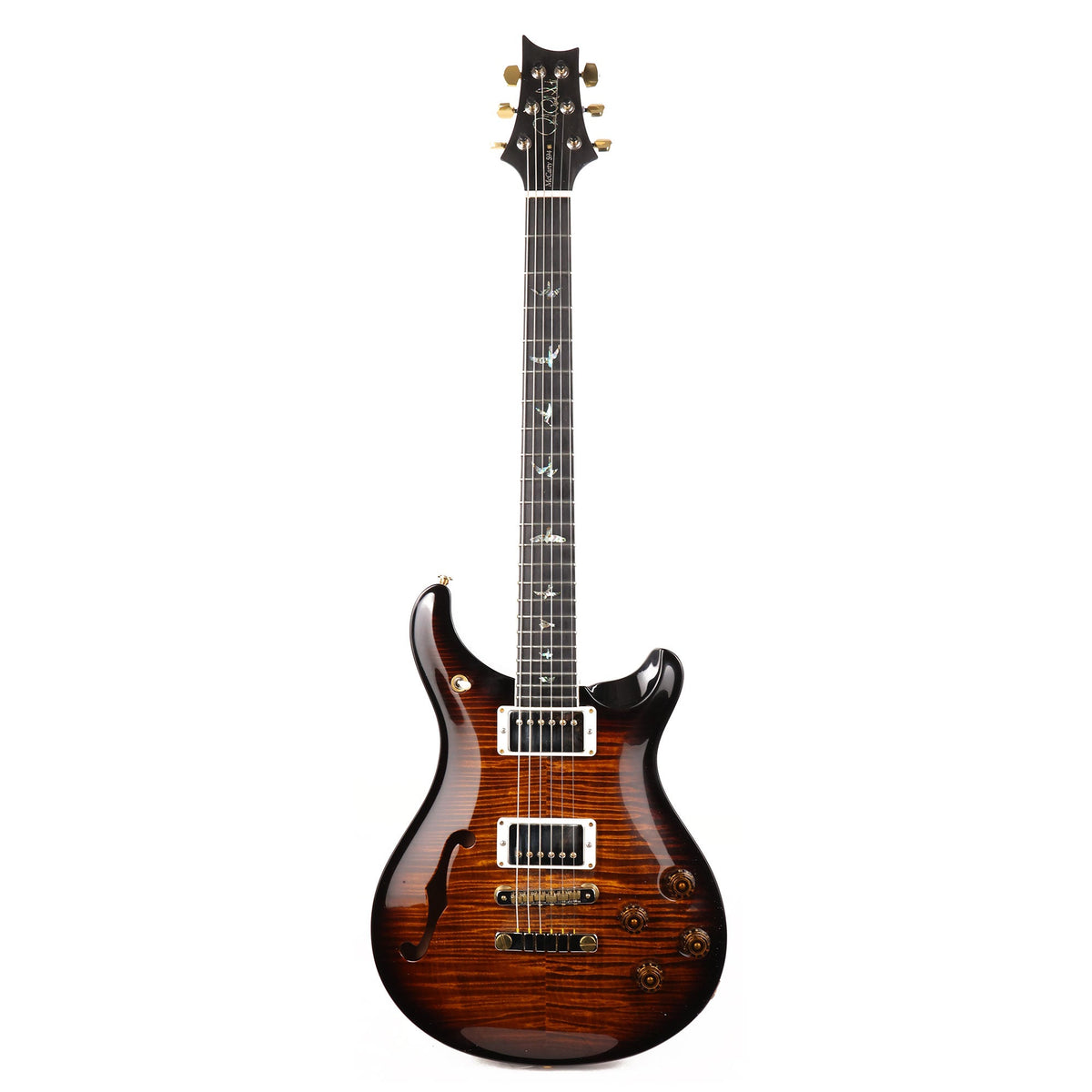 PRS McCarty 594 Semi-Hollow Artist Package Black Gold Burst 2019 — 2