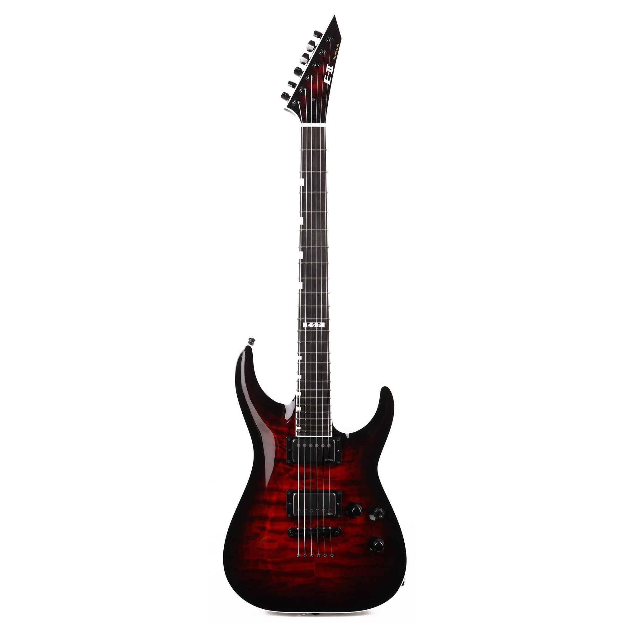 E-Ⅱ HORIZON ＮT-Ⅱ Black Cherry Sunburst ESP E-II Horizon NT-II See-Thru Black Cherry Sunburst Used | The