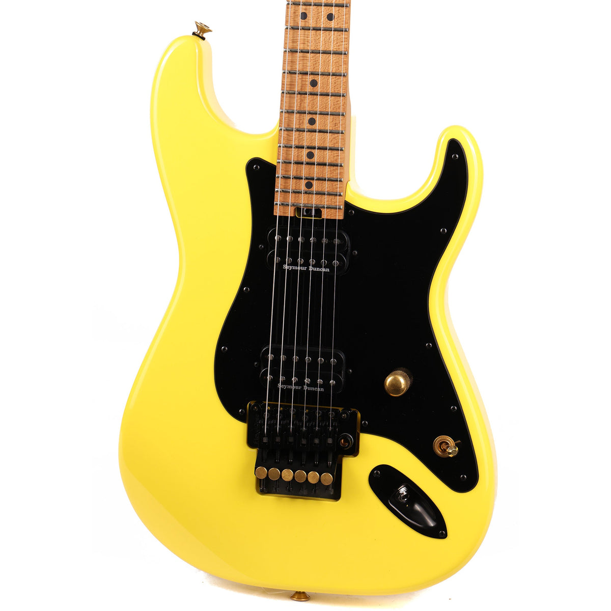 Charvel Custom Shop So-Cal Nitro Gloss Graffiti Yellow 2021 — 7