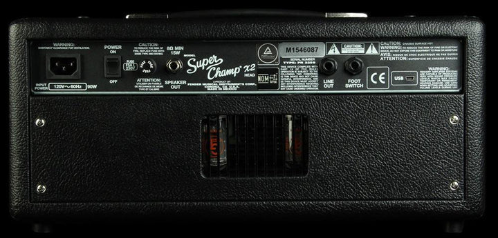 Fender Super-Champ X2 HD 15W Tube Guitar Amplifier Head