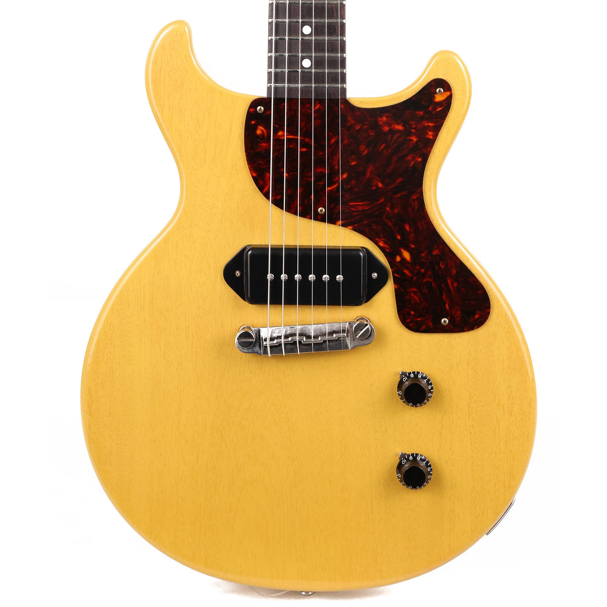 Gibson Custom Shop 1958 Les Paul Junior Double Cut Reissue TV Yellow VOS 2021 — 1