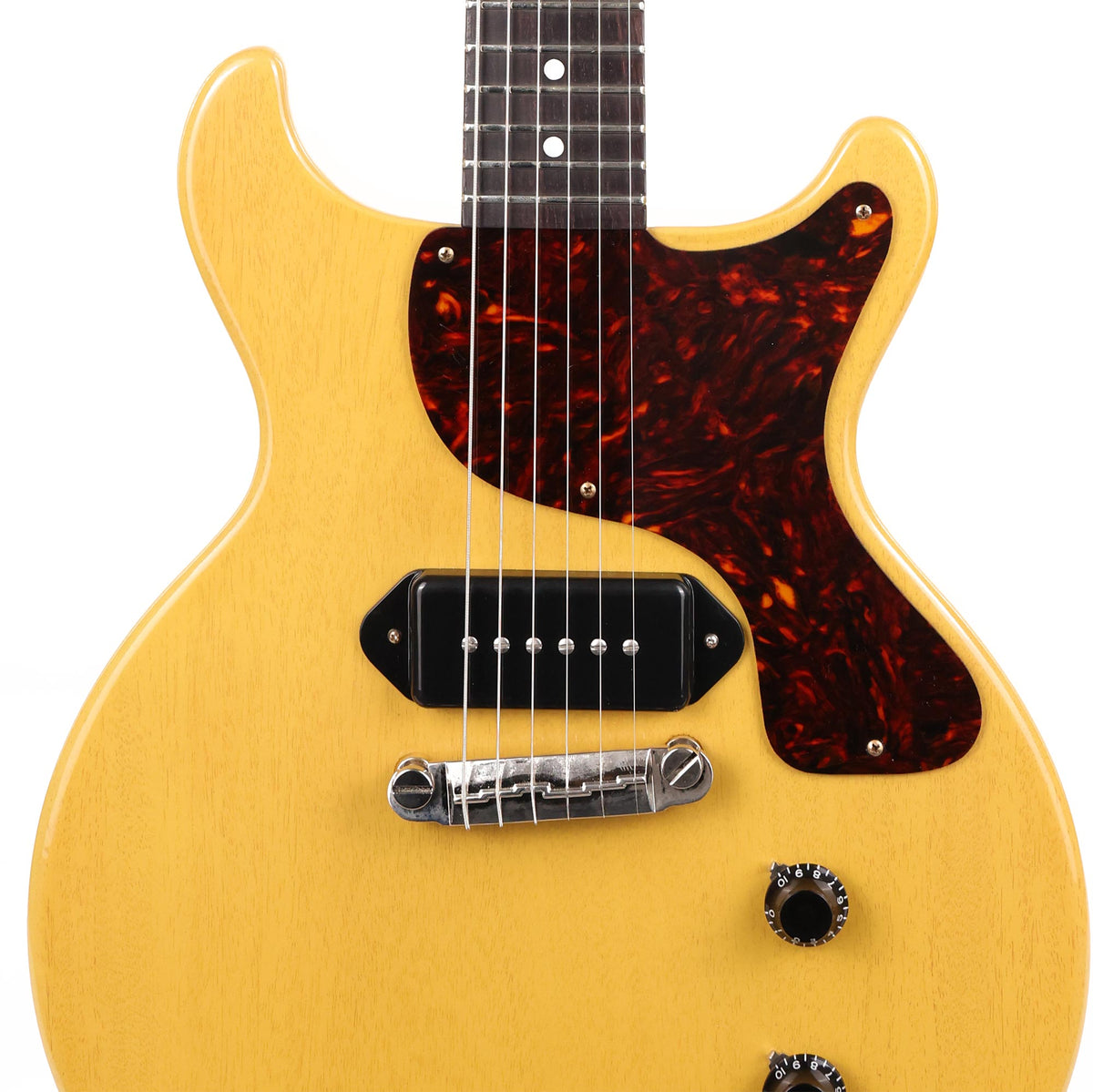 Gibson Custom Shop 1958 Les Paul Junior Double Cut Reissue TV Yellow VOS 2021 — 6