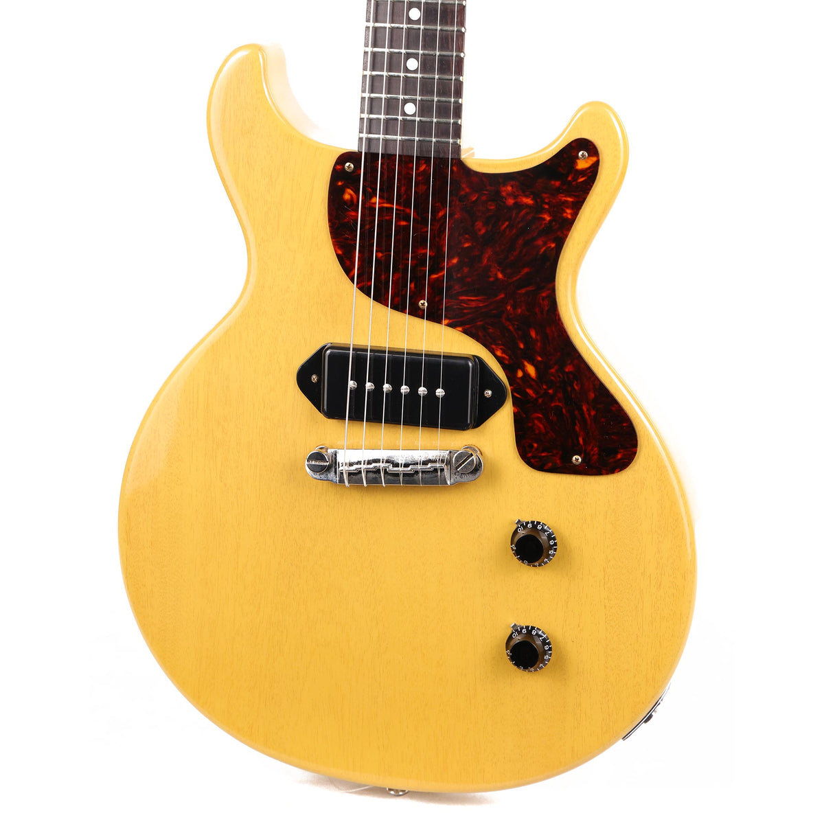 Gibson Custom Shop 1958 Les Paul Junior Double Cut Reissue TV Yellow VOS 2021 — 7