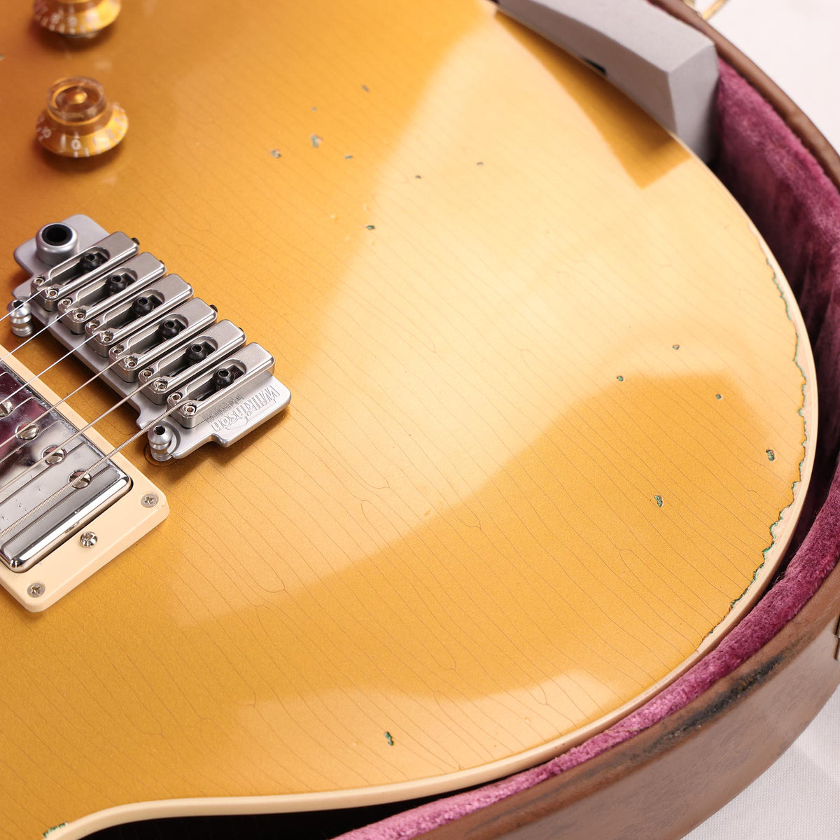 Gibson Custom Shop Joe Perry Gold Rush Les Paul Axcess Guitar 2019 — 9