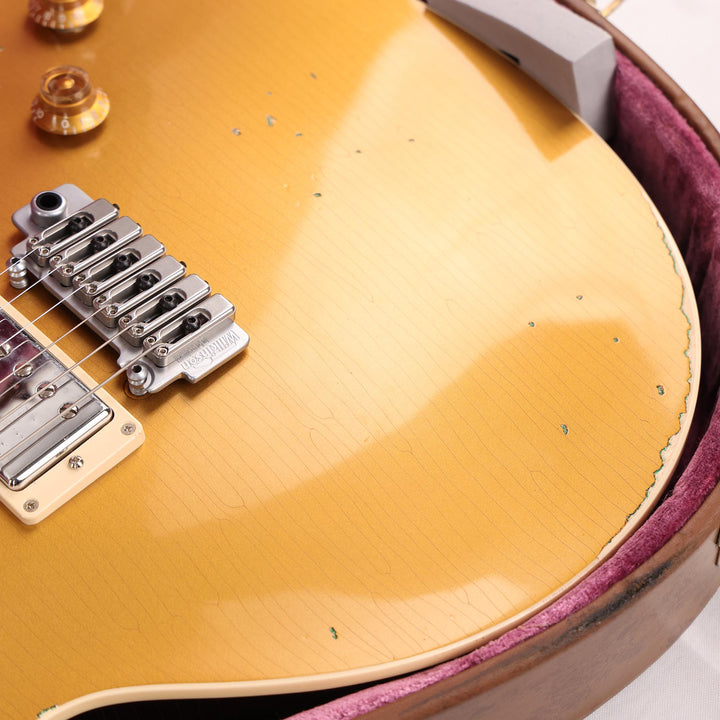 Gibson Custom Shop Joe Perry Gold Rush Les Paul Axcess Guitar 2019