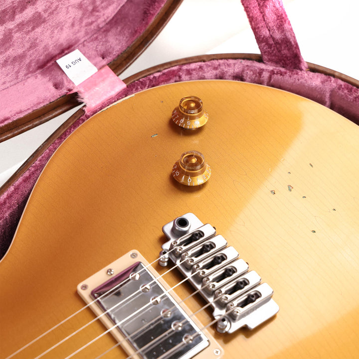 Gibson Custom Shop Joe Perry Gold Rush Les Paul Axcess Guitar 2019