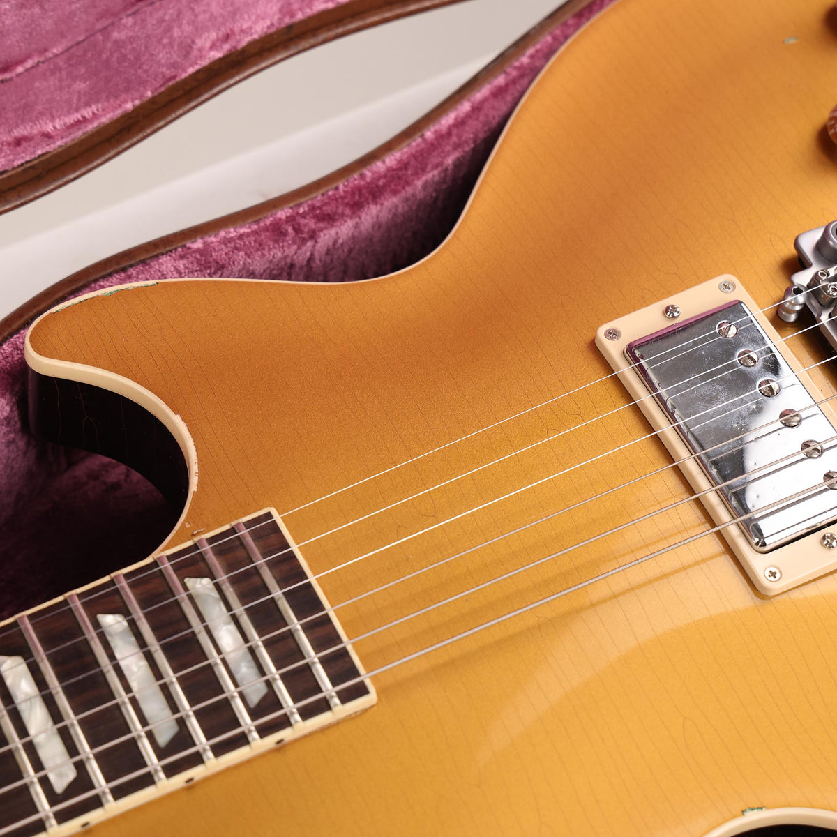 Gibson Custom Shop Joe Perry Gold Rush Les Paul Axcess Guitar 2019 — 11