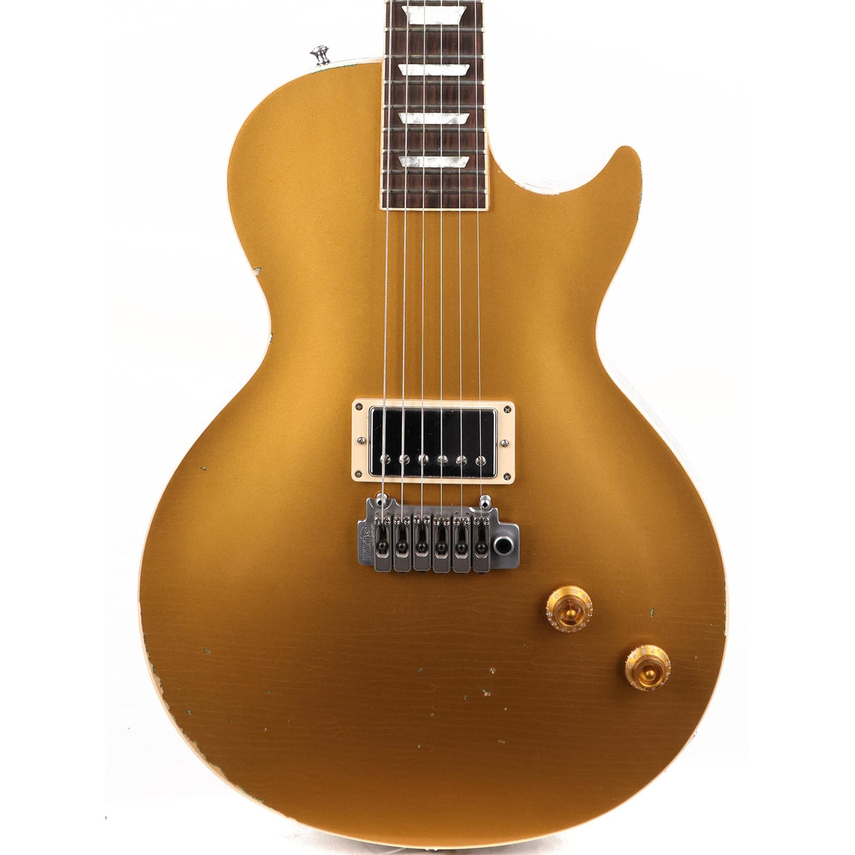 Gibson Custom Shop Joe Perry Gold Rush Les Paul Axcess Guitar 2019 — 1