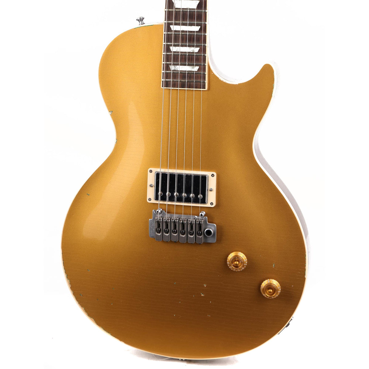 Gibson Custom Shop Joe Perry Gold Rush Les Paul Axcess Guitar 2019 — 6