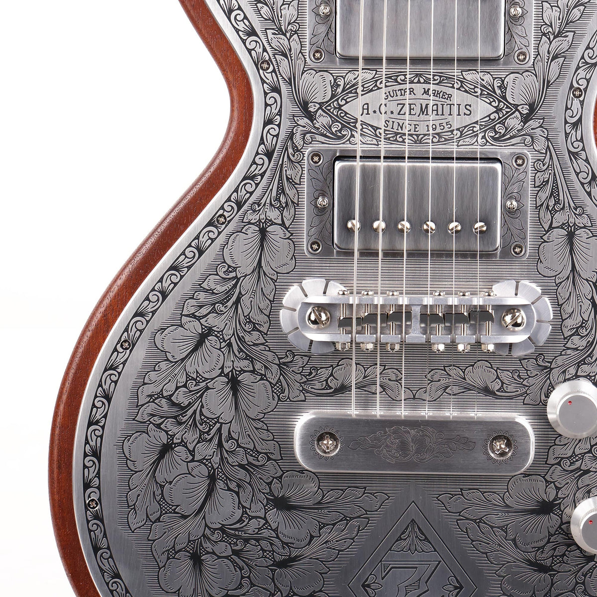 Zemaitis Custom Shop Metal Front Diamond Z — 8