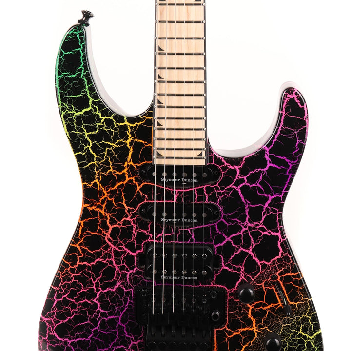 Jackson Pro Series Soloist SL3M Rainbow Crackle 2022