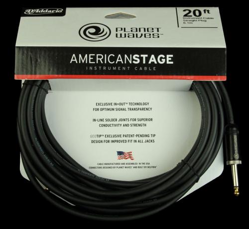 Planet Waves American Stage Instrument Cable (20 Foot)
