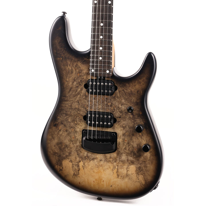 Ernie Ball Music Man Jason Richardson Signature Cutlass HH 6-String Buckeye Burl Natural 2021