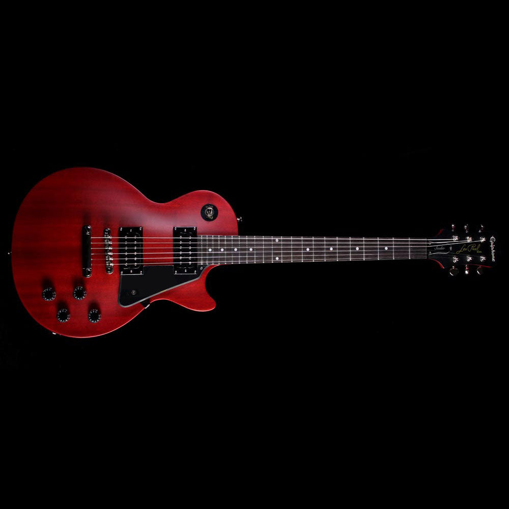 Used Epiphone Les Paul Studio Electric Guitar Worn Cherry | The