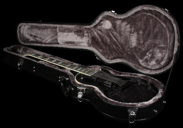 Used 2014 Epiphone Prophecy Les Paul Custom Plus EX Electric Guitar Midnight Ebony
