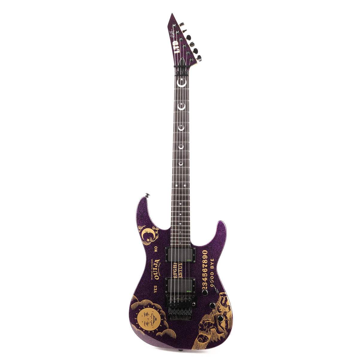 ESP LTD Kirk Hammett Purple Sparkle Ouija Limited Edition 2019 — 2