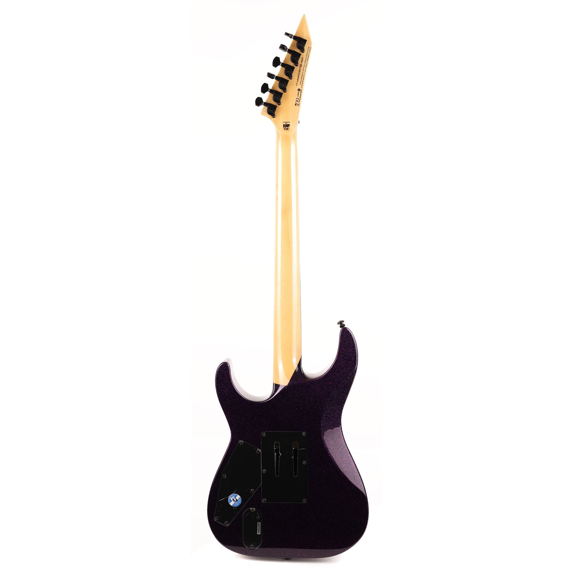 ギター Humpback Engineering Sparkling Gem ESP LTD KH-602 Kirk Hammett Purple Sparkle EMG Guitar & Case