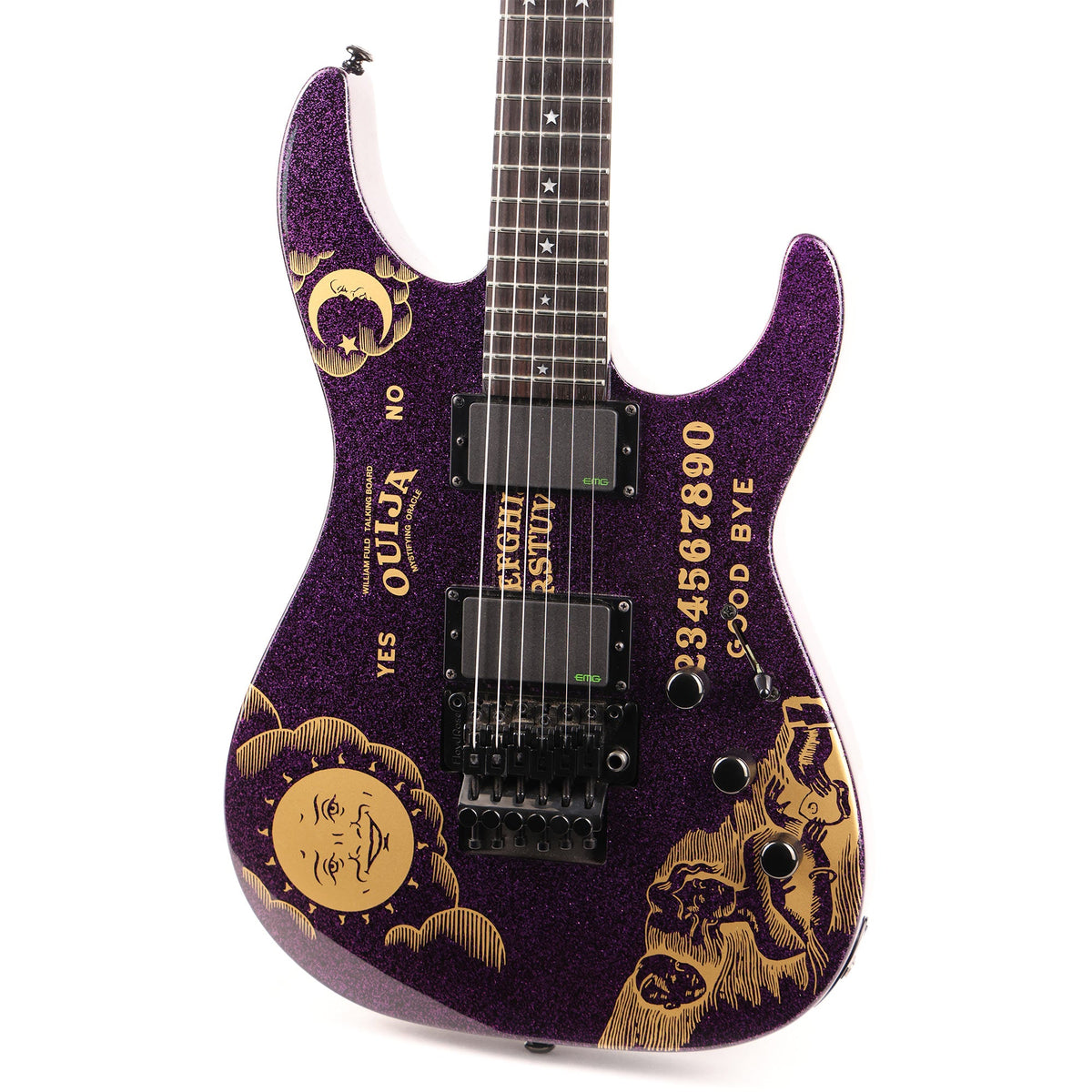 ESP LTD Kirk Hammett Purple Sparkle Ouija Limited Edition 2019 — 7
