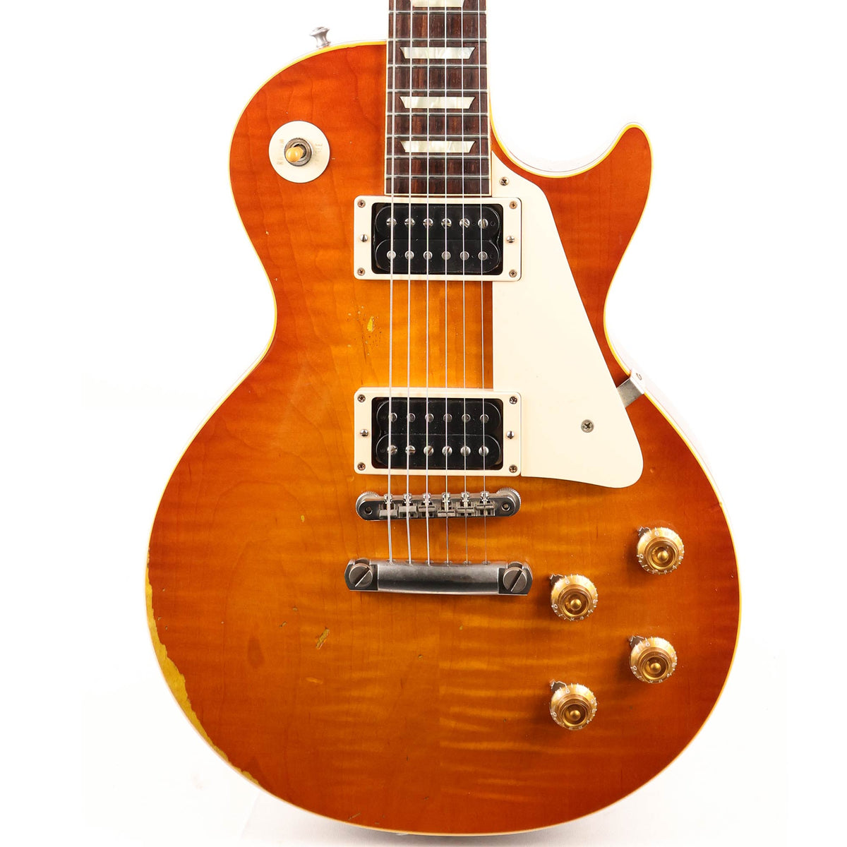 Gibson Custom Shop 1958 Les Paul Reissue Faded Orange Burst Aged 2017 — 1