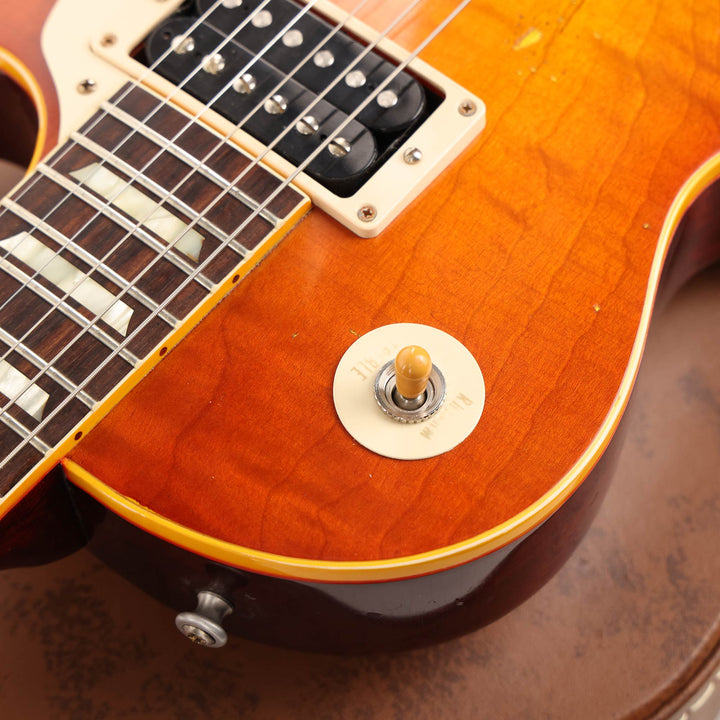 Gibson Custom Shop 1958 Les Paul Reissue Faded Orange Burst Aged 2017