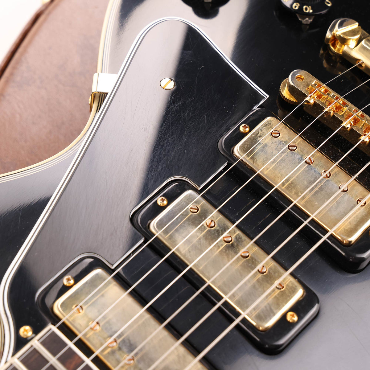 Gibson Custom Shop 1957 Les Paul Custom Black Beauty with Mini Humbuckers VOS Ebony Used — 9