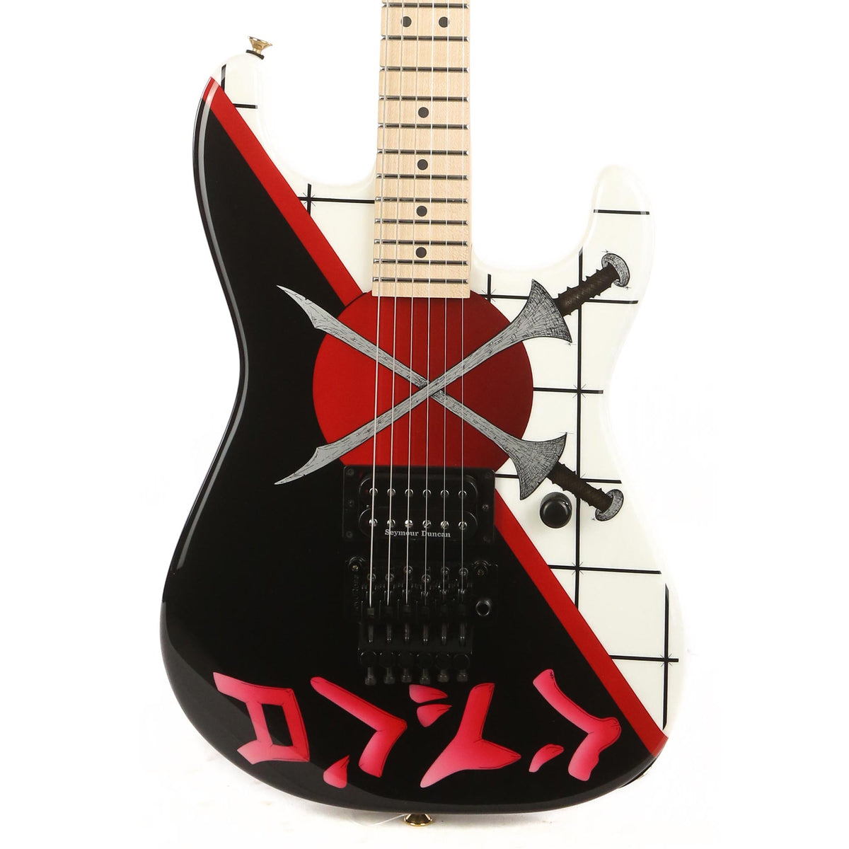 Charvel Custom Shop Warren DeMartini San Dimas Crossed Swords Graphic — 1