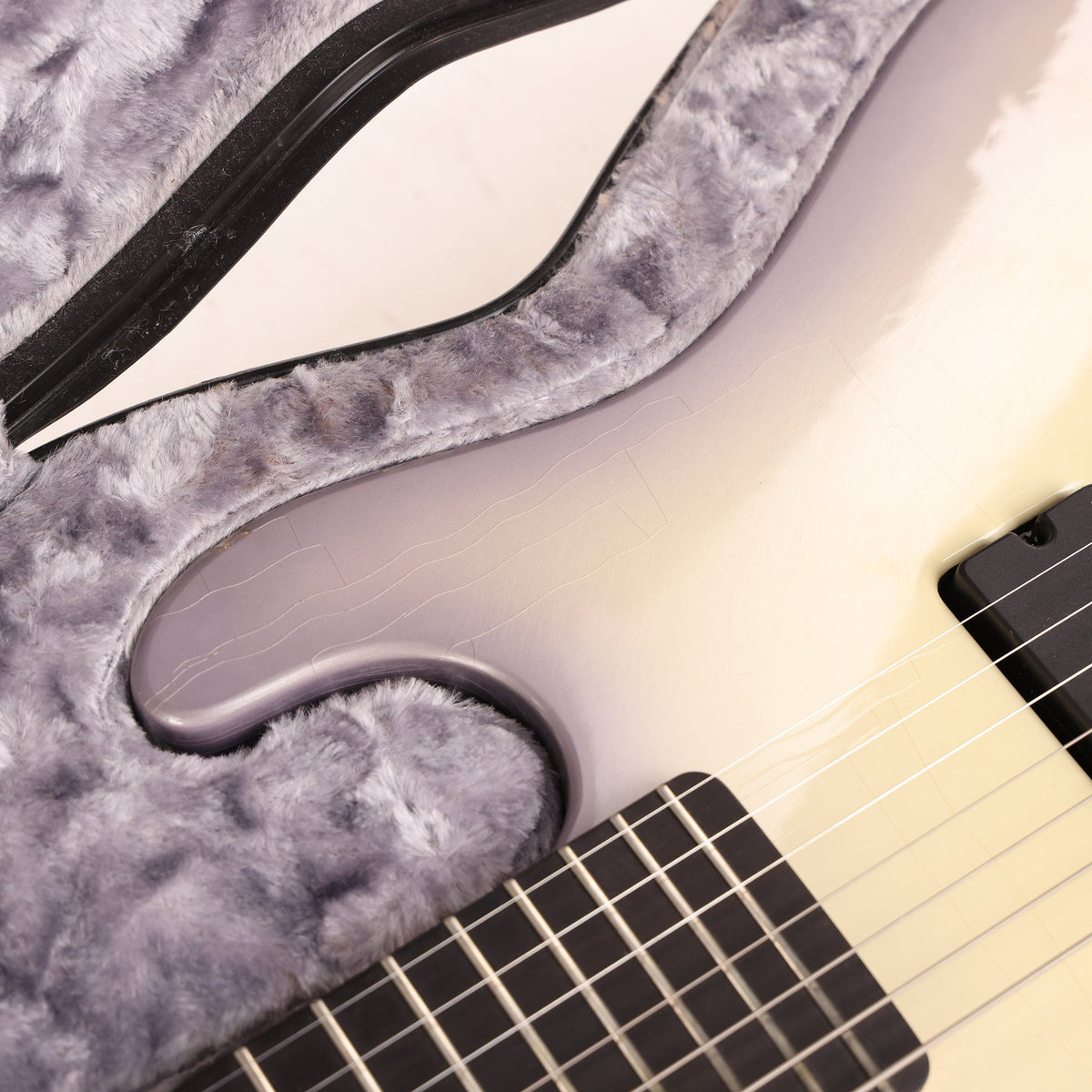 TimTone BT7 7-String Custom Build Guitar Ghost White Used — 9