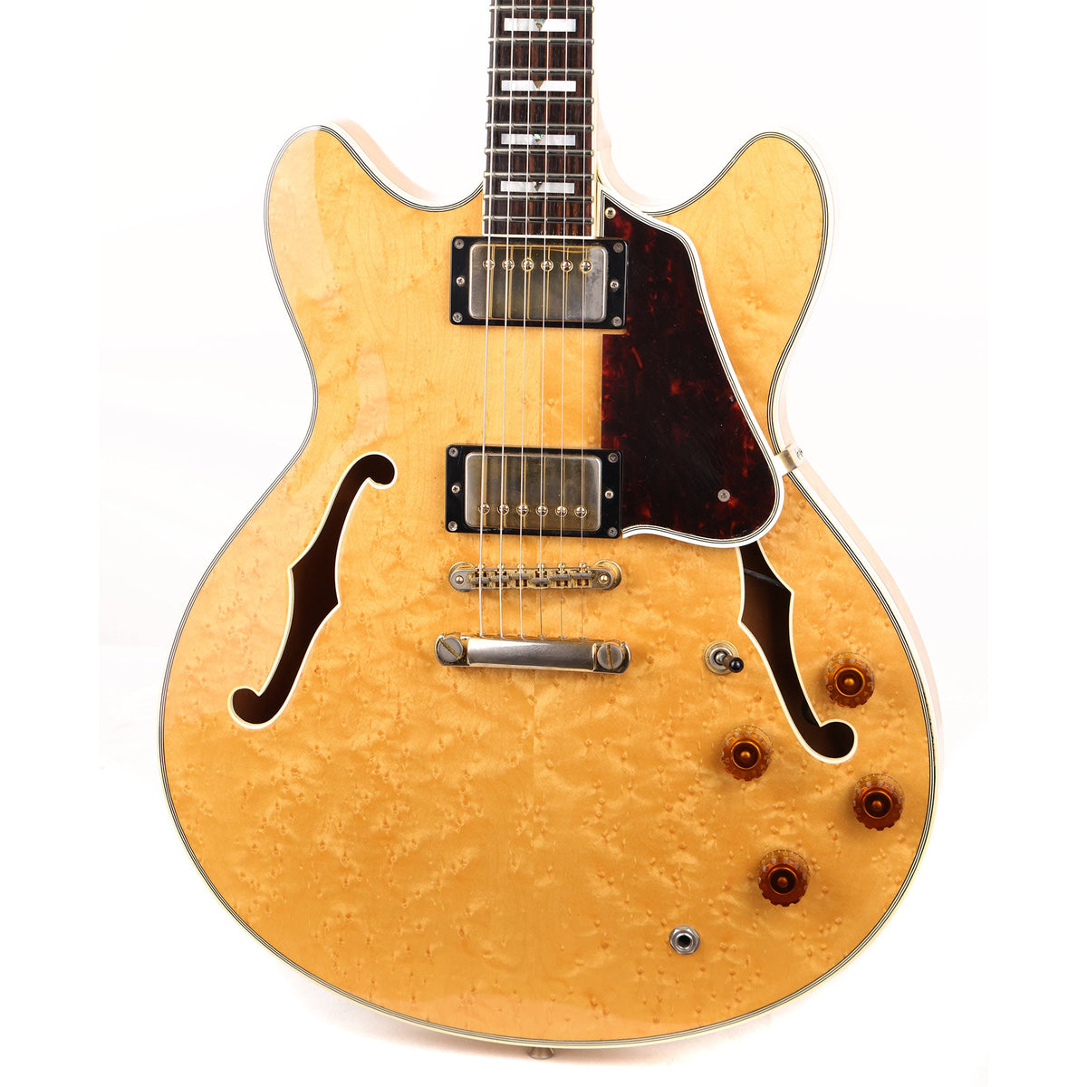 Barrington Semi-Hollow Guitar Birdseye Maple Used — 7